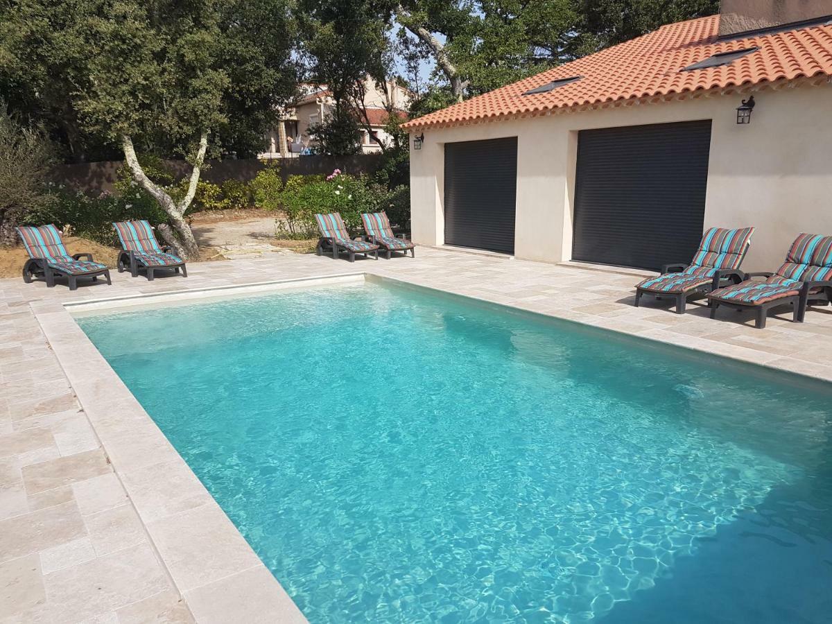 La Casita Villa Avec Piscine Pres D'Uzes Saint-Laurent-la-Vernede Ngoại thất bức ảnh